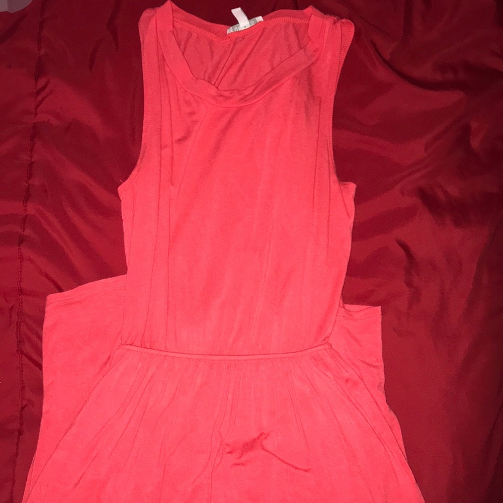 Pretty pink knee length dress